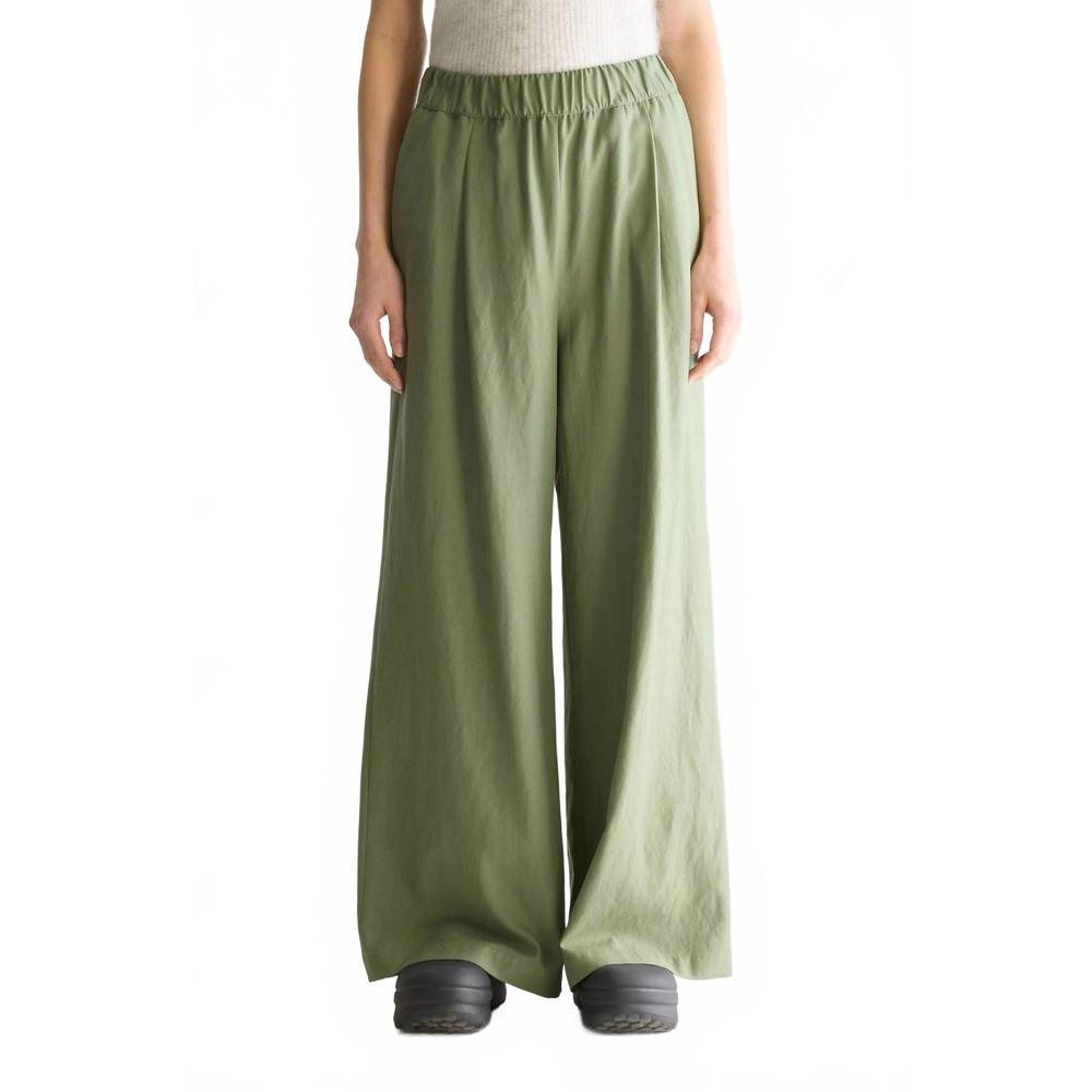 NEW BELLEROSE vezza wide trousers in jeep
